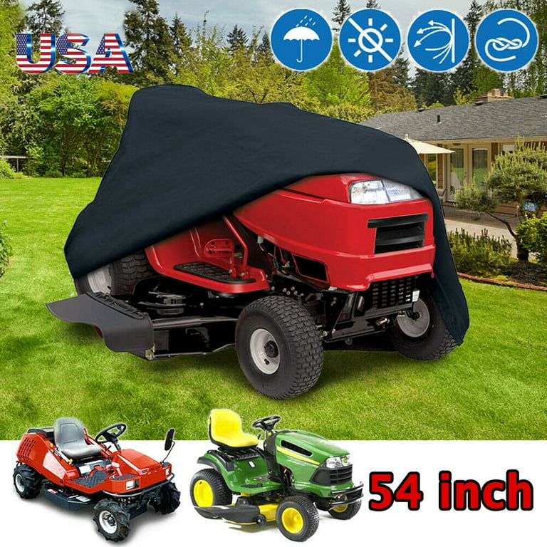 IClover Universal Riding Lawn Mower Cover Waterproof UV Mildew Resistant Fits up to 54 Decks Black Walmart
