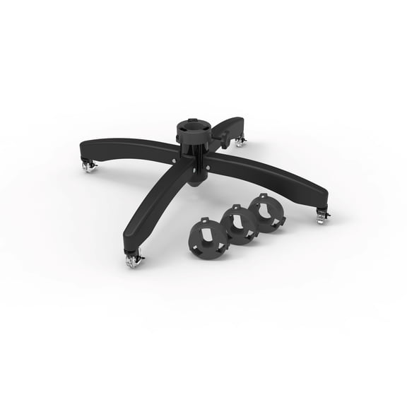 Universal Rolling Artificial Christmas Tree Stand for Trees up to 9 Foot Tall, Locking Caster Wheels (TK-10828-CC-VT)