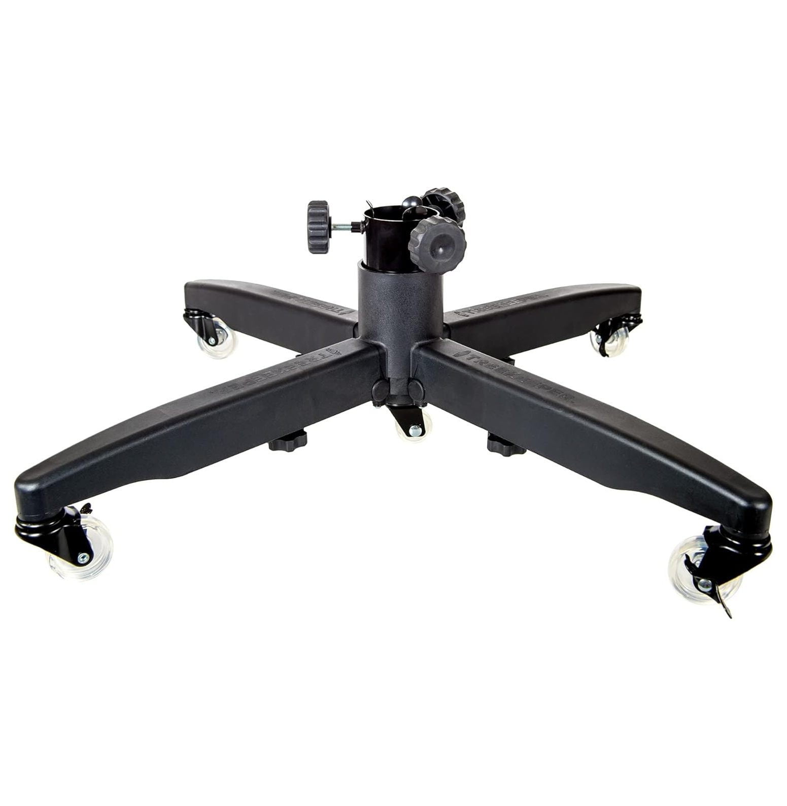 [Universal Rolling Christmas Tree Stand] Adjustable to Fit Fake Trees Up to 7.5 Feet Tall