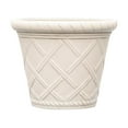 thumbnail image 1 of Universal Roman Pattern Flower Pot with Water Hole Hydrangea Planting Pot Resin Garden Planter for Morning Pothos Indoor/Outdoor 9inch, 1 of 9
