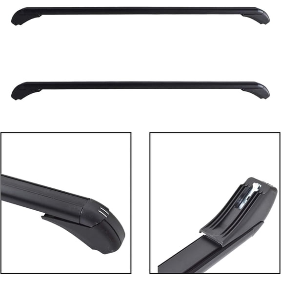 Universal Roof Rack Cross Bar Top Luggage Aluminum Carrier Adjustable Window Frame