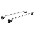 thumbnail image 1 of Universal 54" Aluminum Roof Rack Cross Bars for SUVs, Sedans, Vans - Fits Raised Side Rails, 200lbs Capacity, Adjustable & Lockable, 1 of 11