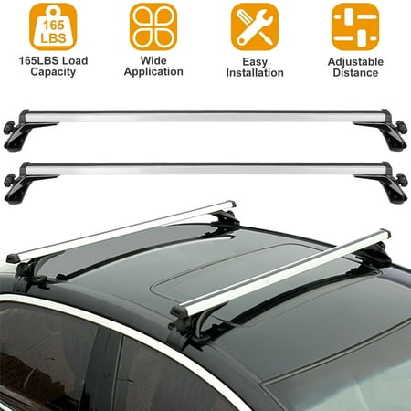 Universal Roof Rack, iMountek Car Crossbars Aluminum Cargo Carrier Rooftop Cross Bars, 47.24in