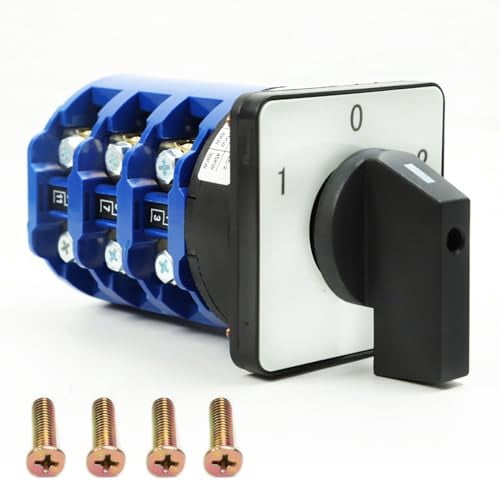 Universal Rotary Changeover Switch 690V 125A 3 Position 3 Phase ...