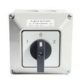 thumbnail image 1 of Universal Rotary Changeover Switch 690V 63A Cam Conversion Switch 3 Position 3Phase 12Terminal Main Switch Box JYW29-63/3 D303$$Electrical, 1 of 6