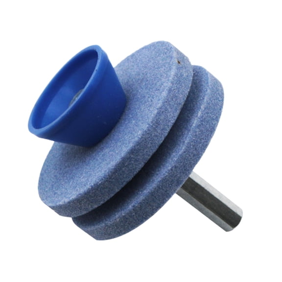 Universal Rotary Lawn Mower Blade Sharpener, Wear-resistant Drill Attachment Mower Sharpening Tool, Portable Fast Grinding Blade Polishing Kit for Garden Lawn Grass Trimmer Maintenance