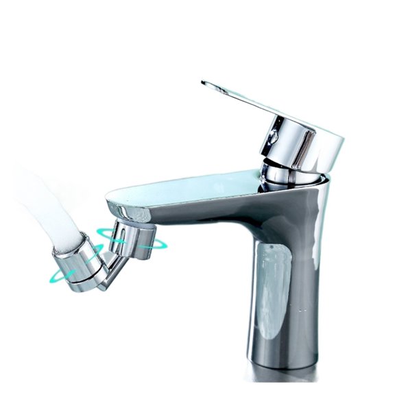 Universal Rotation Faucet Splash Filter Faucet Spray Head Water Outlet Faucet Extender Bubbler Sprayer Bathroom Accessories ,Easy to Use