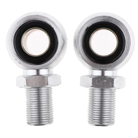 Universal Round Hole Adapters For Motorcycle Rear Shock Absorber 14mm Sliver -