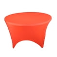 thumbnail image 1 of Universal Round Tablecloth with Four Elastic Corner Bands for Secure Non- Fit on Large Circular Tables, 1 of 4