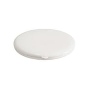 Universal Round White Toilet Seat with Durable Hinges, Easy Installation, Comfortable Design, Fits Standard Toilets, Easy Clean Surface