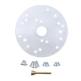 thumbnail image 1 of Universal Router Table Base Plate Router Acrylic Base Plate with Centering Pin Screws for 6.5inch Acrylic Universal Router, 1 of 5