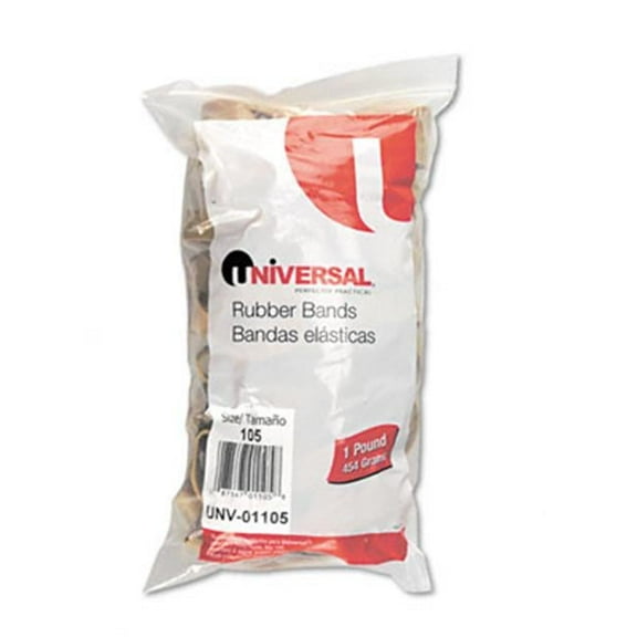 Universal Rubber Bands- Size 105- 5 x 5/8- 50 Bands/1lb Pack