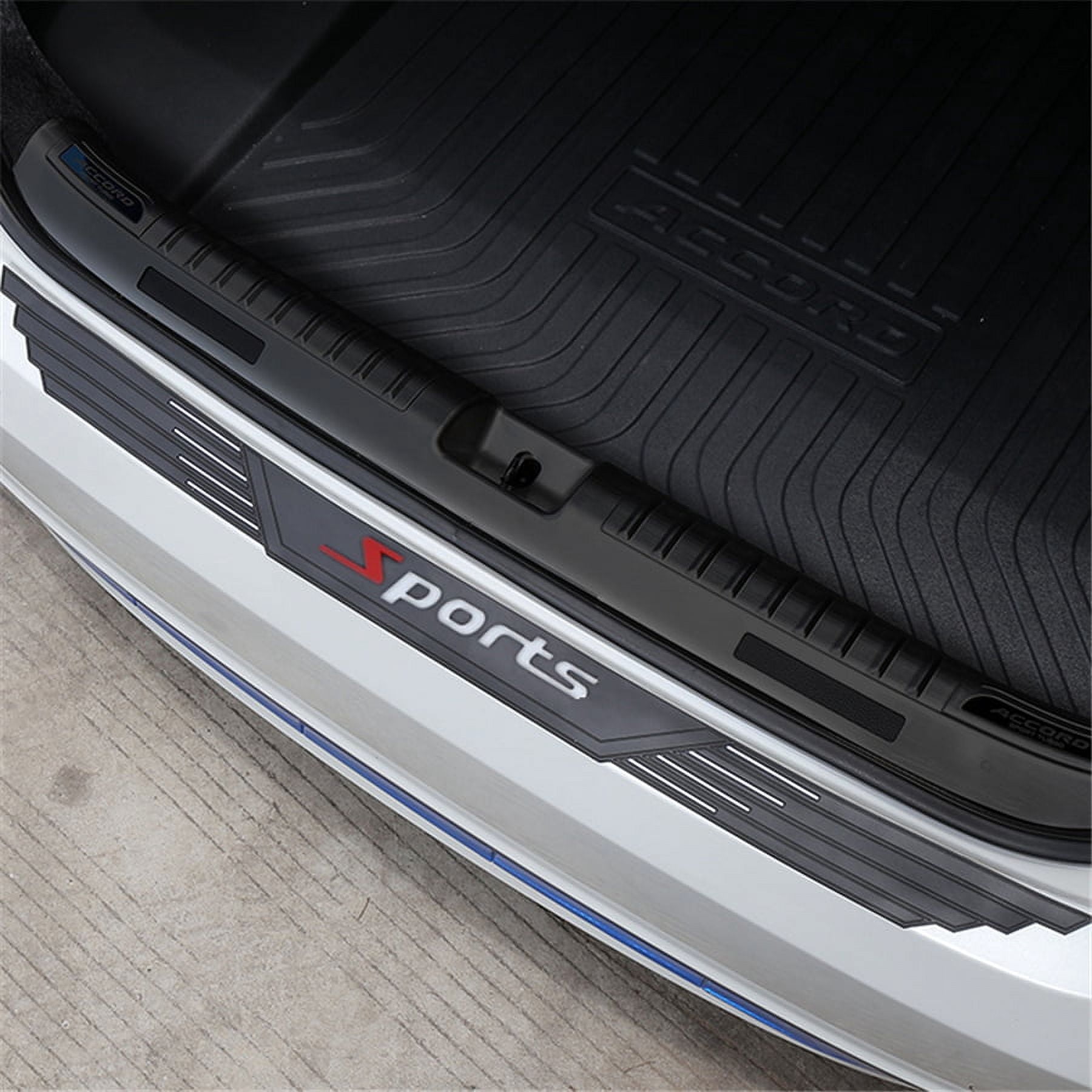 Universal Rubber Car Rear Guard Bumper Trunk Scratch Protector Cover ...