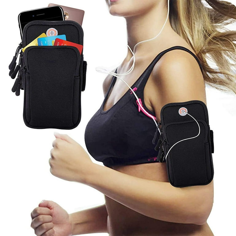 Ofspeizc Sports Water Resistant and Sweat Proof Armband Phone Case Black
