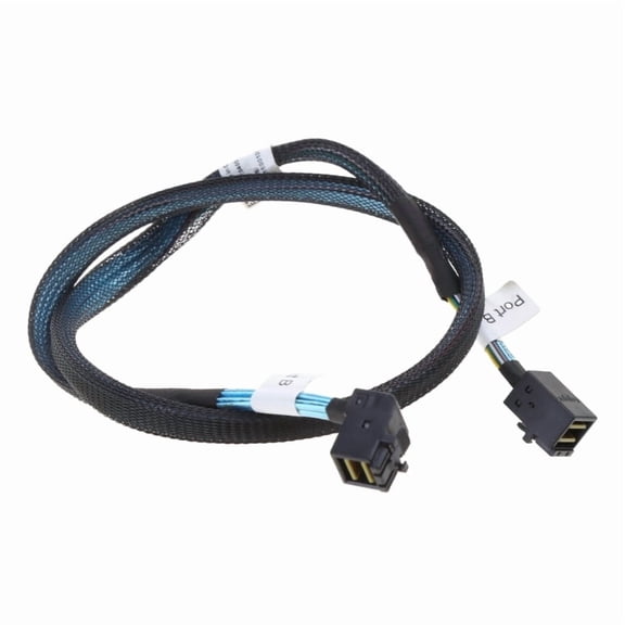 Universal SFF 8643 to SFF 8643 Adapter Cable with Sideband Female and Female Computer Connector