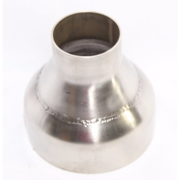 Universal SS Exhaust Piping Reducer 2" to 4" O.D For Honda Civic Audi Toyota Universal SS Exhaust Piping Reducer 2" to 4" O.D For Honda Civic Audi Toyota
