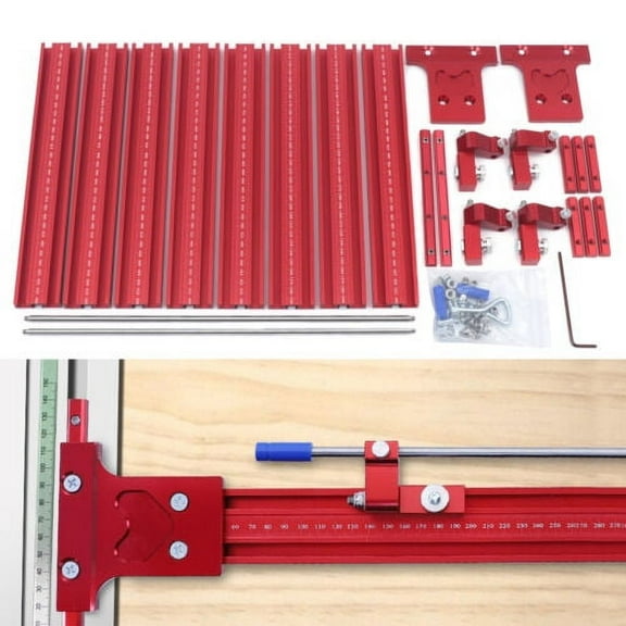 Universal Saw Guide Rail Carpentry Tool Aluminium Woodworking Parallel Saw Track