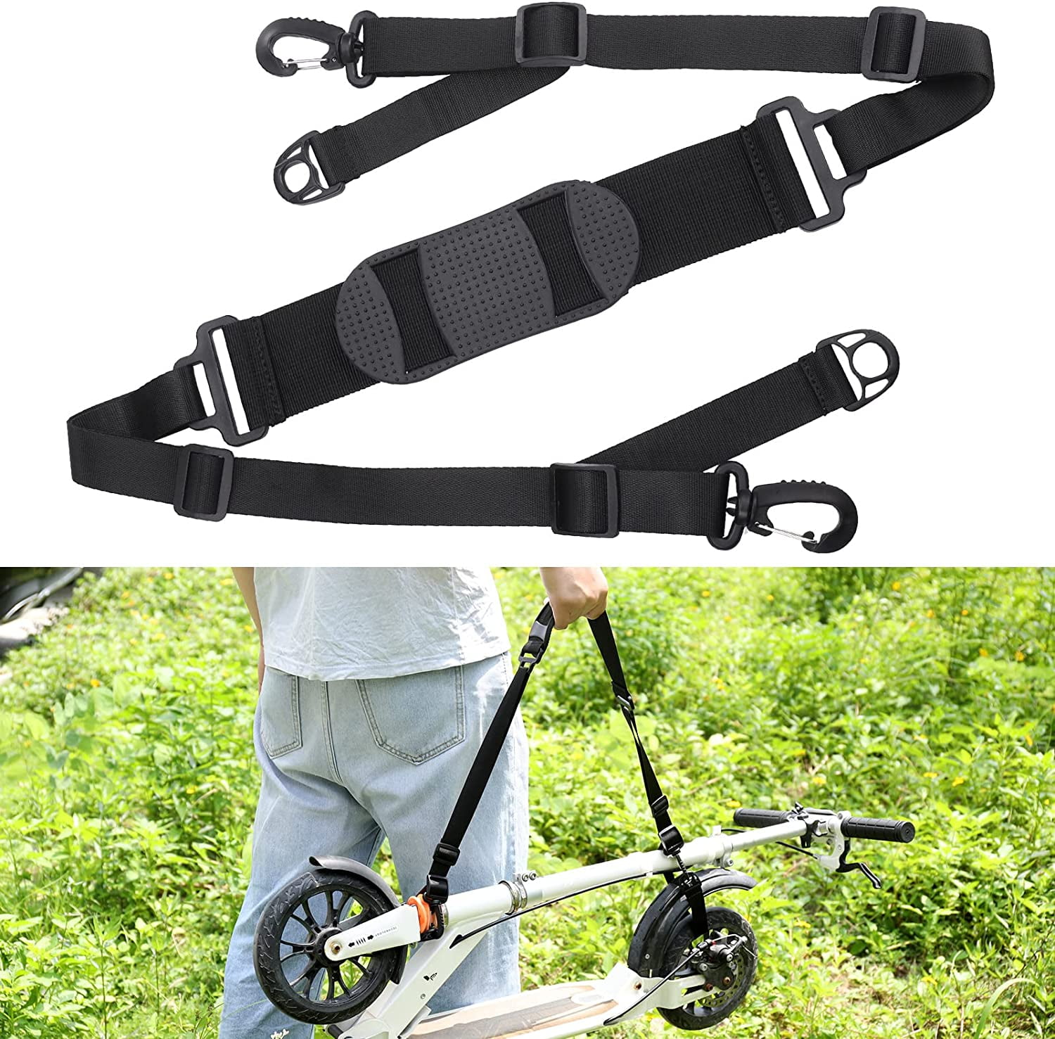 Universal Scooter Carry Strap Adjustable Shoulder Strap