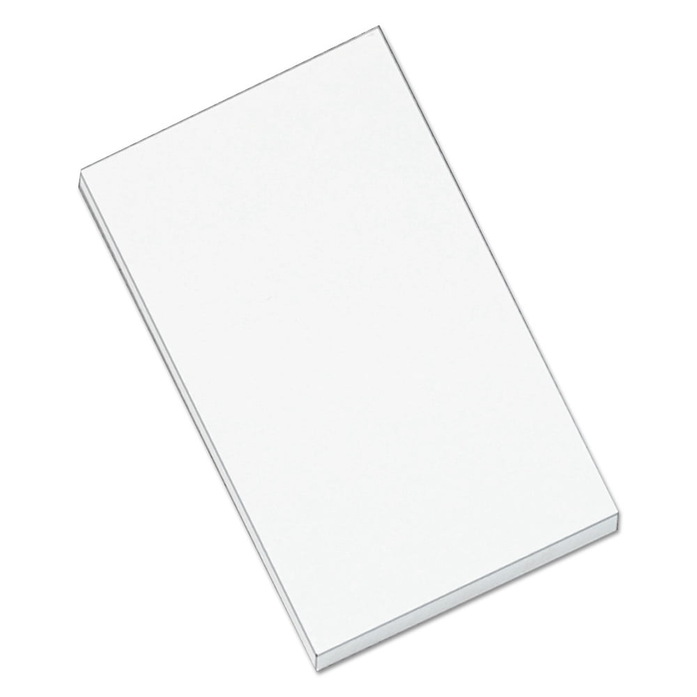 Ampad® Scratch Pads, 4 X 6, Unruled, White, 100 SH/PD, 12 PD/PK