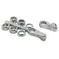 thumbnail image 1 of Universal Screen Clips, Fits Flush To 7/16 in., Diecast Construction, Unfinished, Stackable Height-Adjustment Rings (4-pack), 1 of 2