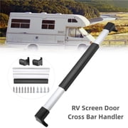 AUTOXBERT RV Screen Door Handle Adjustable 21-5/8"-28-5/8" Cross Bar Grab Bar for Camper Trailer