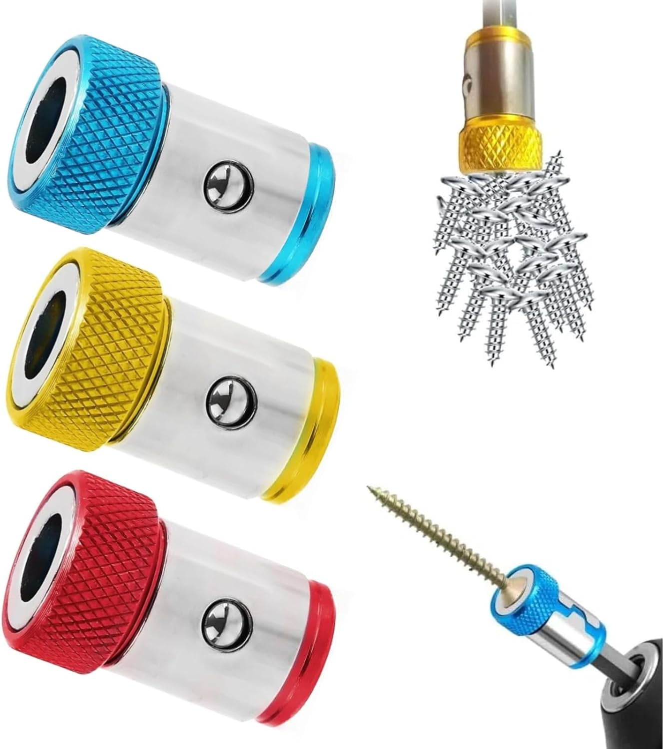 Universal Screwdriver Head Magnetic Ring, Magnetizer Screw Removable ...