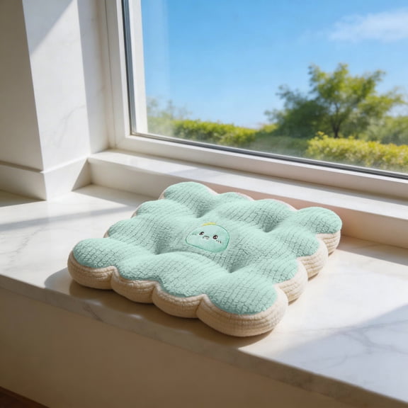 Universal Seat Cushion 15" Meditation Floor Pillow, Square Large Floor Cushions for Adults, Cloud Seat Cushions for Yoga, Living Room, Sofa, Tatami