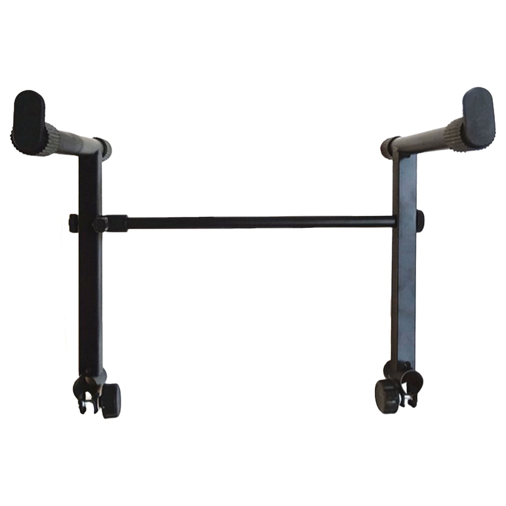 Universal Second Tier for X-Style Keyboard Stand Extension - Adjustable Width, Non-Slip Arms, Second Tier Keyboard Setup for Electric Pianos Stand Add-On, Black(One Pcs)