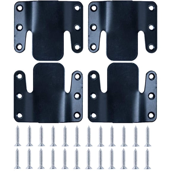 Universal Sectional Sofa Interlocking Connector Bracket with Hardware
