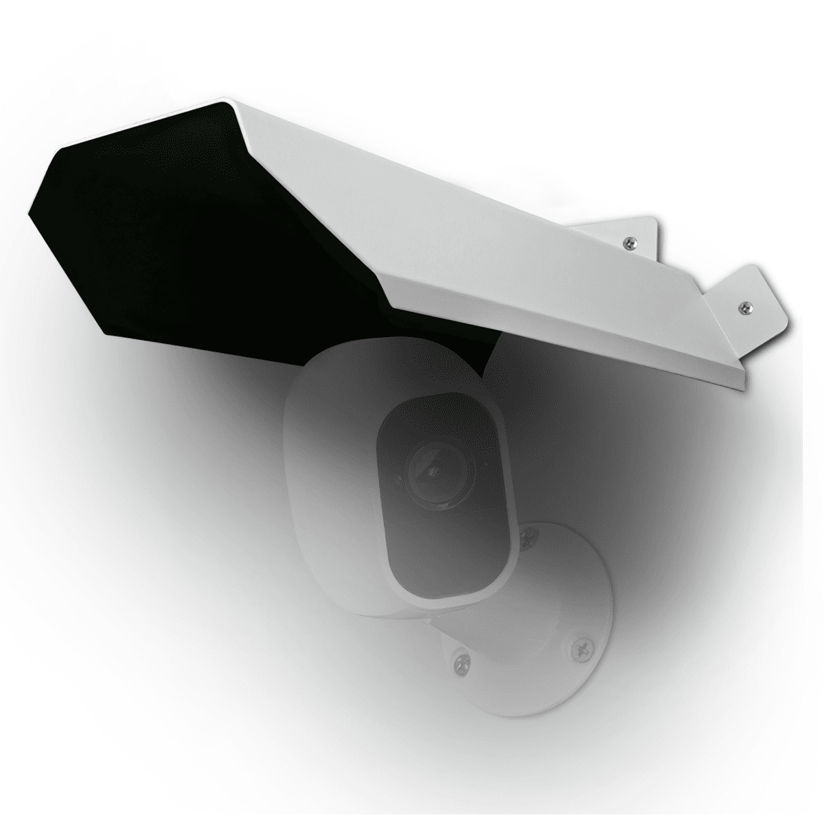 Universal Security Camera Sun Rain Cover Shield, Aluminium Protective