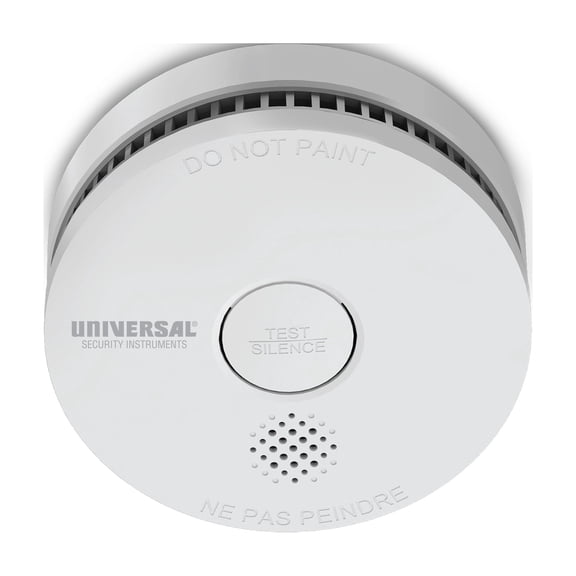Universal Security Instruments 2 IN 1 Battery Smoke & Fire Alarm
