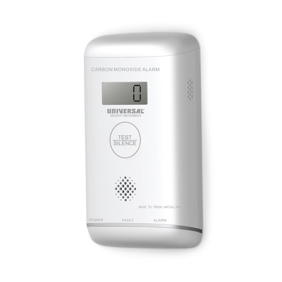Universal Security Instruments Plug-in, Carbon Monoxide Alarm, with Battery Backup