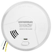 Universal Security Instruments, Sensing Plus, Hardwired Smoke & Fire Alarm, Multi-Criteria Detection, with 10 Year Battery Backup