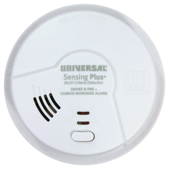 Universal Security Instruments, Sensing Plus, Combo Smoke, Fire & Carbon Monoxide Alarm, Multi-Criteria Detection, with 10-Year Battery, 4 Pack