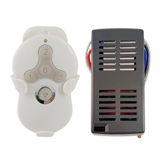 Universal SelfLearning Ceiling Fan Remote Control and Receiver Kit