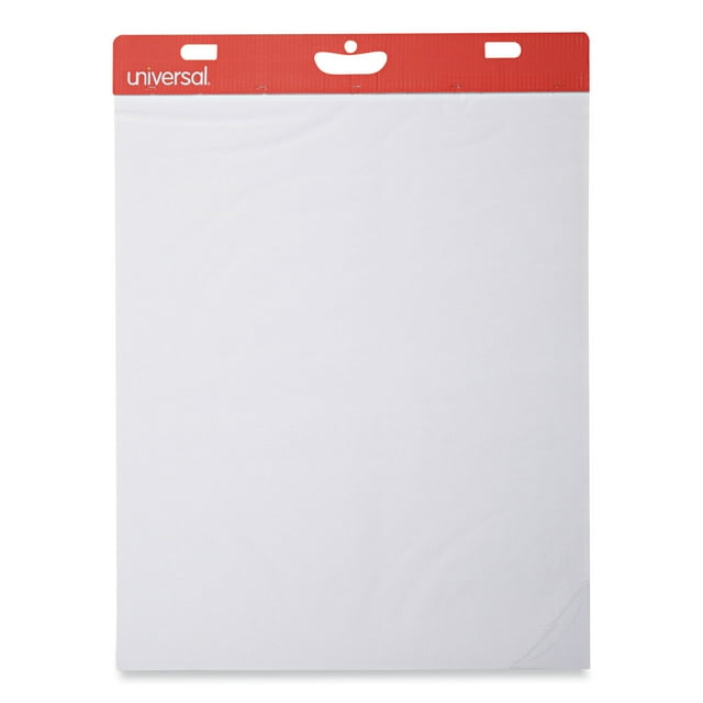 Universal SelfStick Easel Pad, Unruled, 25 x 30, White, 30 Sheets, 2