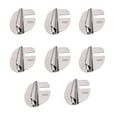 thumbnail image 1 of Universal Sewing Rolled Hemmer Foot Set | 8-Piece Stainless Steel Presser Feet | 3mm 4mm 5mm 6mm 7mm 8mm 9mm 10mm Wide Hemming Foot Attachments for Sewing Machines, 1 of 1