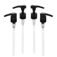 thumbnail image 1 of Universal Shampoo/Conditioner Dispenser Pump for Bottles, Leak Proof, Pump Top (Black - Pack of 4)…, 1 of 4