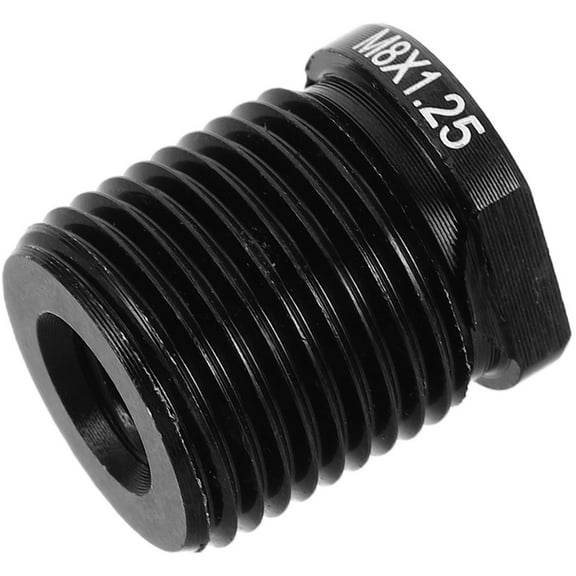 Universal Shifter Adapter for Car Gear Stick Precision-Made Gear Shift Connector with Inner Thread Nut Driving Experience and Fits Multiple Car Models Black M8