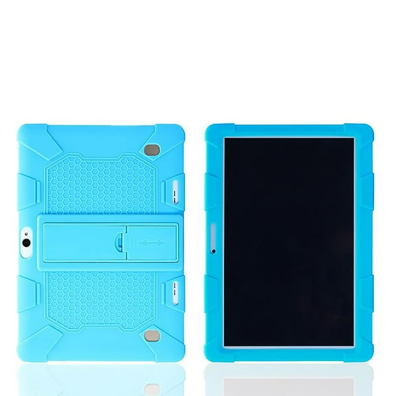 Universal Shockproof Silicone Stand Case Cover for 10.1 Inch Android Tablet PC Protective, Sky Blue