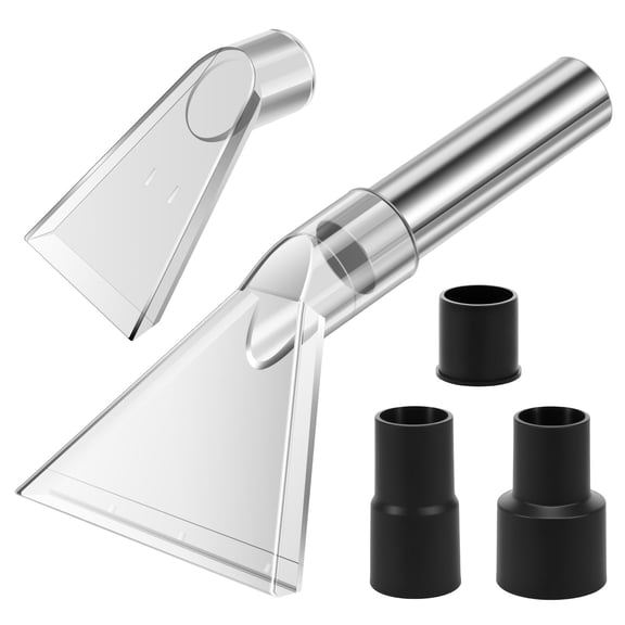 Shop Vac Extractor Attachment, Universal Upholstery and Carpet Cleaning Extraction Accessory with 3 Adapters and Steel Tube for Auto Detailing