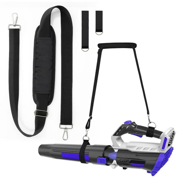 Universal Shoulder Strap with Non-Slip Padding for Leaf Blower, Adjustable Trimmer Blower Strap Weed Strap Compatible with EGO String Trimmer, Leaf Blower