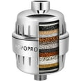 Universal Shower Filter 18 Stages High Output Shower Head Filter for Hard Water, Water Softener