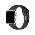 thumbnail image 1 of Posh Tech Black Silicone Replacement Apple Watch Band (Fits All Models), 1 of 6