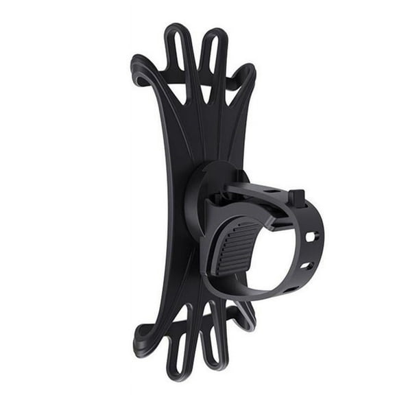 Universal Silicone Bike Phone Mount Adjustable 360-Degree Rotation for 4-6 Inch Smartphones