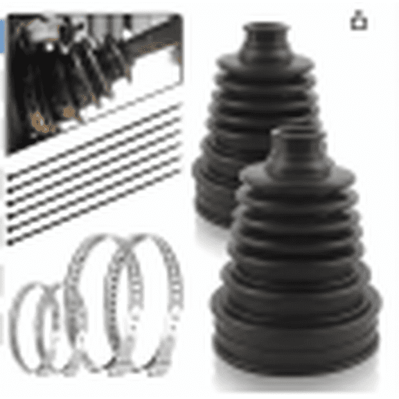 Universal Silicone CV Joint Boot Repair Kit (2 Pack) - Durable No Dismantle Outer Axle Dust Cover for Car Steering Rack and Pinion Systems