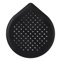 Drain Strainer Hair Catcher Pad - Reusable Bathroom Drain Stopper Floor and Bathtub Water Filter Silicone Screen Pad for Universal Bathroom Use