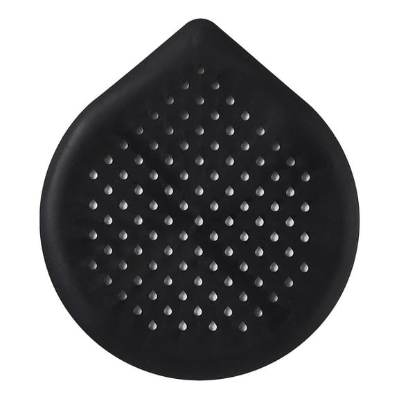 Drain Strainer Hair Catcher Pad - Reusable Bathroom Drain Stopper Floor and Bathtub Water Filter Silicone Screen Pad for Universal Bathroom Use
