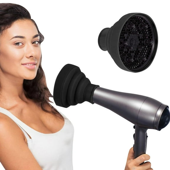 Universal Silicone Hair Dryer Diffuser Attachment for Travel Hair Styling Tools