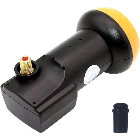 Universal Single KU Band LNB LNBF 0.1dB FTA HD Linear Satellite Dish 1 Port Output Support 3D 4K Satellite Signal (Single Output)